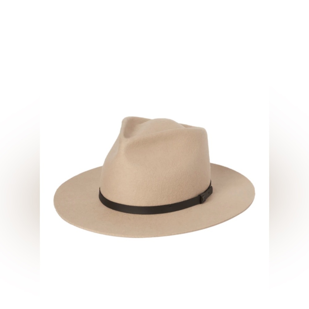New Kooringal 100% Australian wool Fedora Goodwin med hat light beige UPF 50+